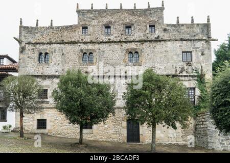 Spanien, Nordküste, Kantabrien, Santillana del Mar, Palacio de los Velarde Stockfoto