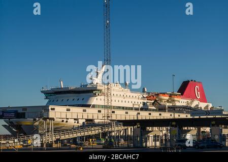 Schweden, Gotland Island, Visby, Gotland Ferry Stockfoto