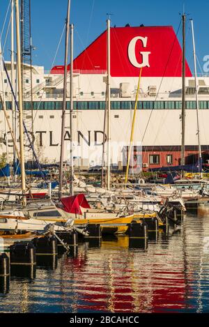 Schweden, Gotland Island, Visby, Gotland Ferry Stockfoto