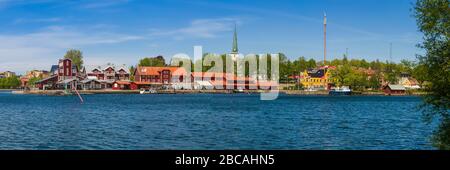 Schweden, Südostschweden, Lake Vattern Area, Motala, Blick auf die Stadt Stockfoto
