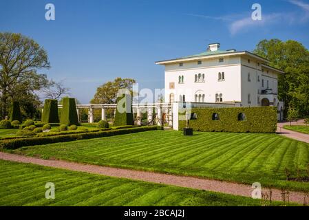 Schweden, Insel Oland, Borgholm, Solliden Slott Palace, Sommerpalast der schwedischen Königsfamilie, Außenansicht Stockfoto