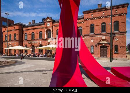 Schweden, Scania, Malmö, Malmö, Malmö Vastra Station Restaurant und Bar im ehemaligen Bahnhof Stockfoto
