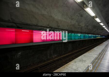 Schweden, Stockholm, U-Bahn Stockhom, C Stockfoto