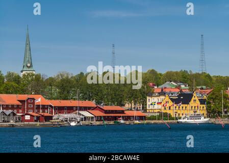 Schweden, Südostschweden, Lake Vattern Area, Motala, Blick auf die Stadt Stockfoto