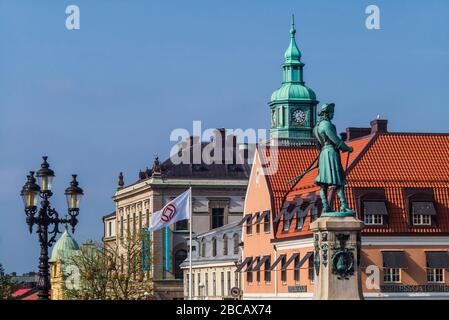 Schweden, Südschweden, Karlskrona, Stortorget-Platz, Stadtbauten Stockfoto