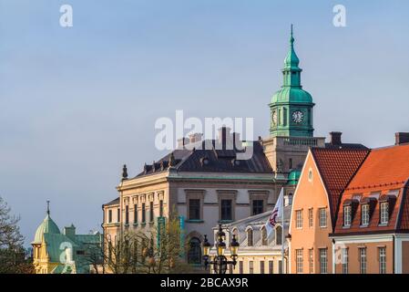 Schweden, Südschweden, Karlskrona, Stortorget-Platz, Stadtbauten Stockfoto