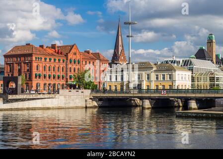 Schweden, Scania, Malmö, Inre Hamnen Innenhafen Stockfoto