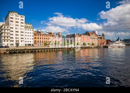 Schweden, Scania, Malmö, Inre Hamnen Innenhafen Stockfoto