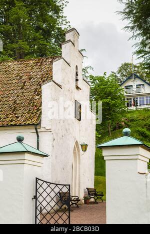 Schweden, Scania, Arild, kleine Kapelle Stockfoto