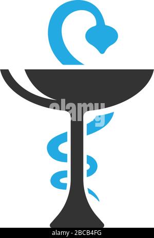 Vektorvorlage für das Apothekenlogo Stock Vektor