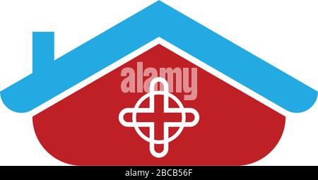 Cross Medical Logo template Vector Illustration Design Stock Vektor