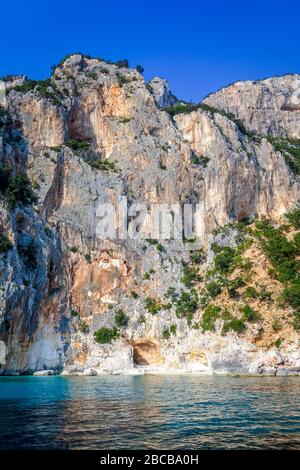 Pools des Venusstrands im Golf von Orosei, Sardinien, Italien Stockfoto