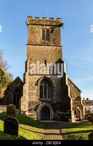 St. Peter's Church, Dyrham Park, Gloucestershire.die Kirche ist nicht Teil des National Trust, sondern hat enge Verbindungen zum benachbarten NT Dyrham House. Stockfoto