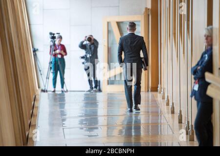 Edinburgh, Großbritannien. Januar 2020. Bild: Derek Mackay MSP - Kabinettsminister für Finanzen. Stockfoto