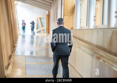 Edinburgh, Großbritannien. Januar 2020. Bild: Derek Mackay MSP - Kabinettsminister für Finanzen. Stockfoto