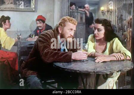 LEBENSLUST 1956 MGM-Film mit Kirk Douglas als Van Gogh und Pamela Brown als Christine Stockfoto