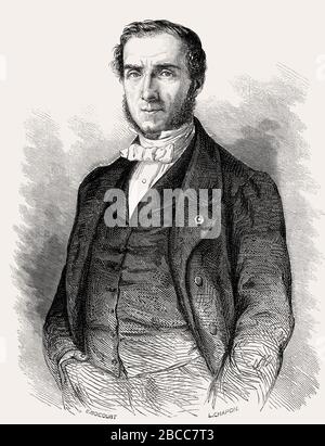Édouard Drouyn de Lhuys, 1805 - 1881, französischer Diplomat Stockfoto