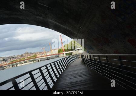 FRANKREICH / LYON 2019/09/25 LYON - allein in der Stadt Stockfoto