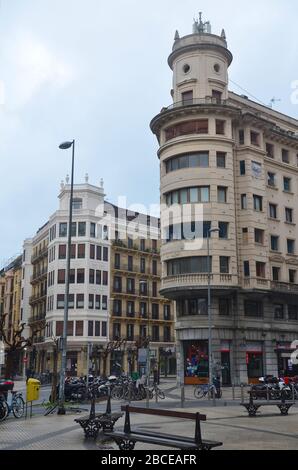 San Sebastian-Donostia im Baskenland, Spanien, an der Atlantik Küste Stockfoto