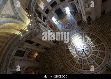 Innenansicht des nationalen Pantheons (früher Kirche Santa Engrácia), Lissabon Stockfoto