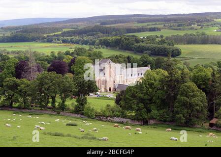 Pluscarden Abbey, Morayshire, Schottland. Stockfoto