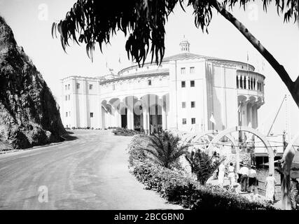 Außenansicht des Catalina Casino Ballroom in Avalon, Santa Catalina Island, Kalifornien, 1931 Stockfoto