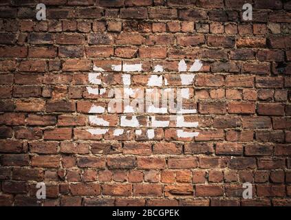 Graffiti sagen "Stay Safe" während der Coronavirus- oder COVID-19-Pandemie Stockfoto