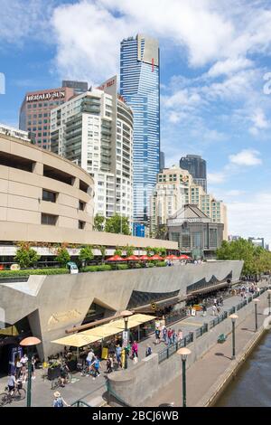 Bombini Restaurant in der Hamer Hall, Arts Center Melbourne, Southbank Promenade, Southbank, Melbourne, Victoria, Australien Stockfoto