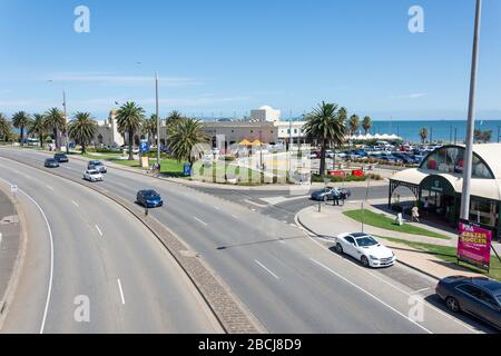 The Esplanade, St Kilda, Melbourne, Victoria, Australien Stockfoto