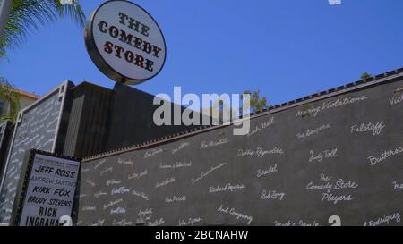 The Comedy Store at Sunset Boulevard in Los Angeles - LOS ANGELES, KALIFORNIEN - 21. APRIL 2017 - Reisefotografie Stockfoto