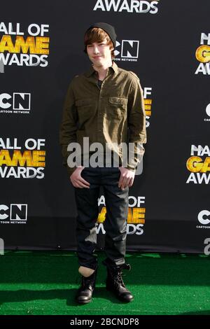 Februar 2012, Santa Monica, CA, USA: LOS ANGELES - 18. FEBRUAR: Noah Crawford bei den Cartoon Network Hall of Game Awards 2012 im Barker Hanger am 18. Februar 2012 in Santa Monica, CA (Credit Image: © Kay Blake/ZUMA Wire) Stockfoto