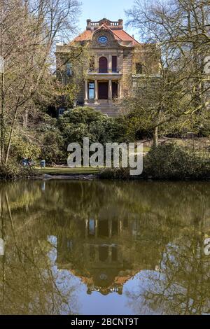 Thyssen-Villa in Mulheim an der Ruhrgebietsstraße Stockfoto