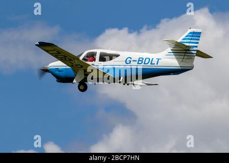 Rockwell 112 Commander G-BDLT Stockfoto