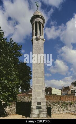 Mayflower Pilgrims Memorial, Southampton, Hampshire, England, Großbritannien Stockfoto