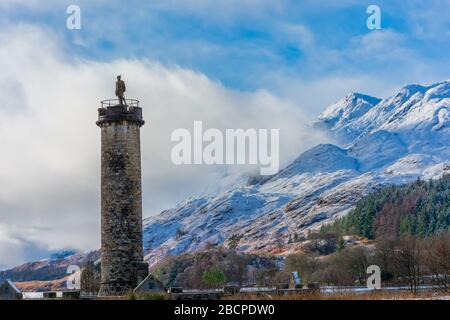 Glenfinnan Monument, Lochaber, Schottland, Großbritannien Stockfoto