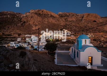 Griechenland, Insel Karpathos: Das Dorf Finiki an der Westküste Stockfoto