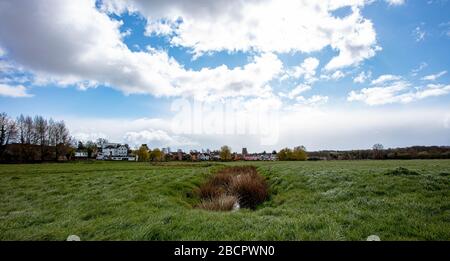 The Water Meadows in Sudbury Suffolk Stockfoto