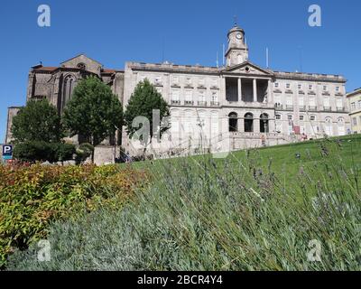 Börsenkalast am Infante D. Henrique Platz im historischen Viertel der europäischen STADT PORTO in Portugal Stockfoto