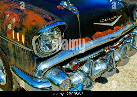 1957 Chevrolet Bel Air Rat Stab 4 Tür Hardtop Stockfoto