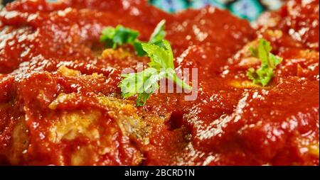 Ambulthiyal - Srilankan Sweet and Sour Fish Curry Stockfoto