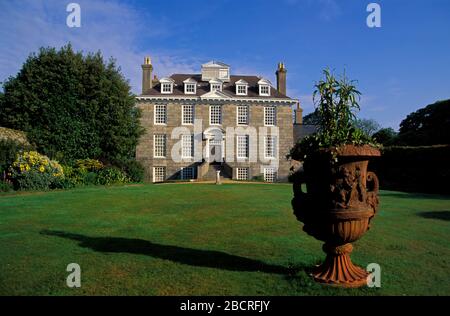 Sausmarez Manor, Guernsey Island, Kanalinseln, Großbritannien, Europa Stockfoto