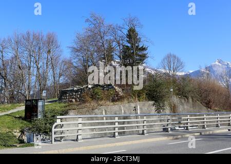 La Maison Forte du Châtelet. Saint-Gervais-les-Bains. Haute-Savoie. Frankreich. Stockfoto