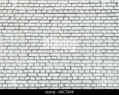 Alte weiße Backstein Vintage Wandstruktur Stein Hintergrund Textur Stockfoto