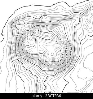 Grauen Konturen vektor Topographie. Geographische Berg Topographie Vector Illustration. Topografische Muster Textur. Karte auf dem Land vektor Gelände Stock Vektor