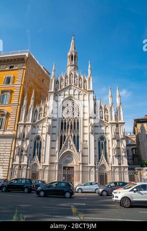 ROM, Italien - 28. Oktober 2019: Chiesa del Sacro Cuore del Suffragio Stockfoto