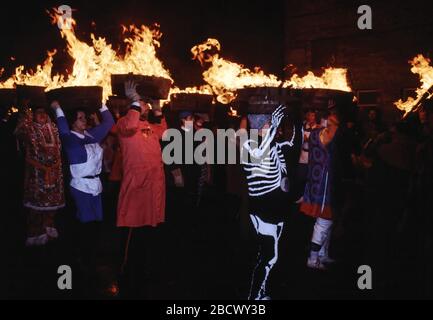 Flammen Stockfoto