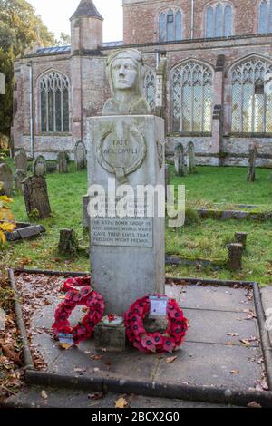 Kriegsdenkmal für USAAF-Luftlandetruppen in Großbritannien Stockfoto