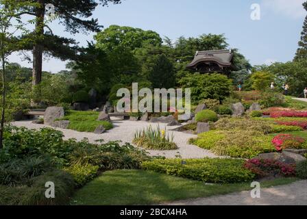 Japanischer Garten Royal Botanic Gardens Kew Gardens, Richmond, London, TW9 3AE Stockfoto