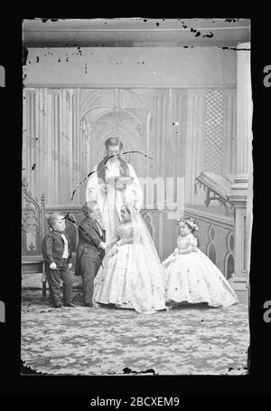 Strattons GWM Nutt und Minnie Warren. NPG.81.M2090 Stockfoto