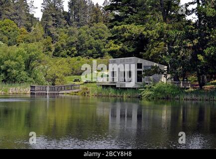 David C. Daniels Nature Center, Alpine Pond, Mid-Peninsula Regional Open Space District, Kalifornien Stockfoto